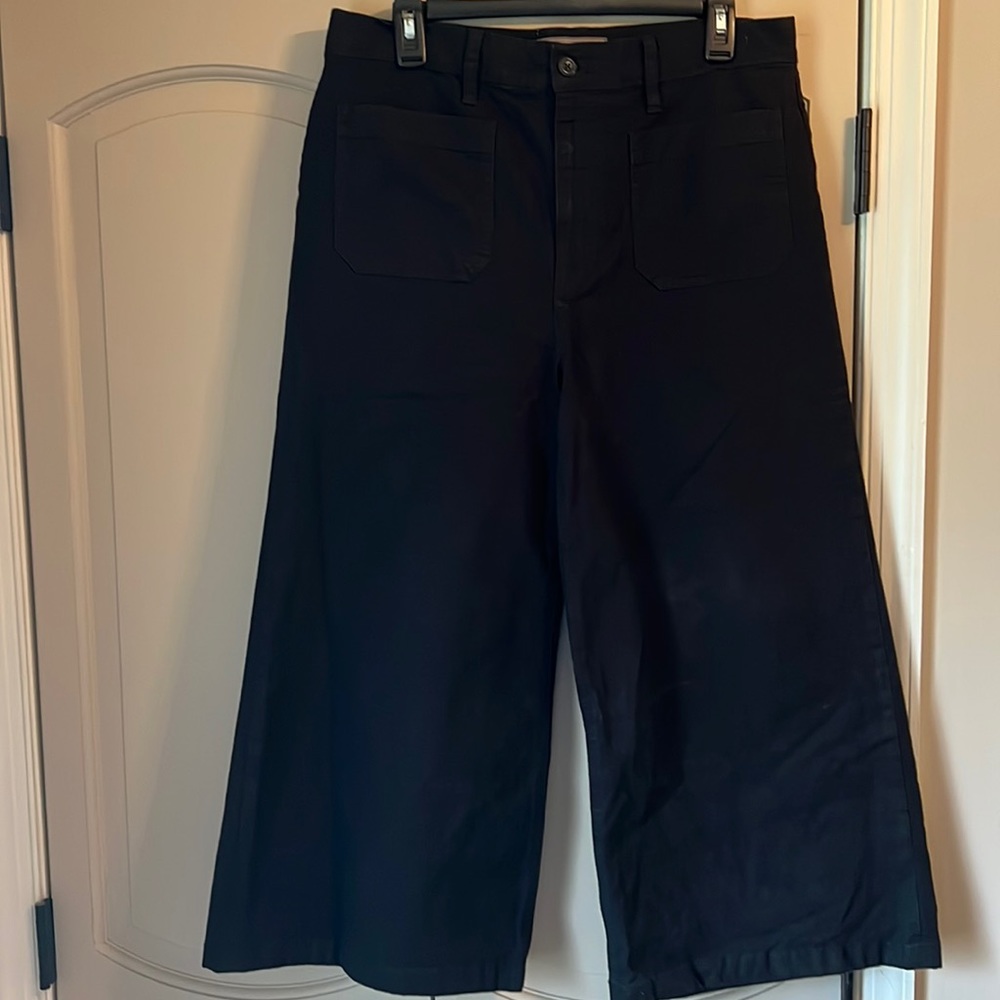 J. Crew wide leg crop pants